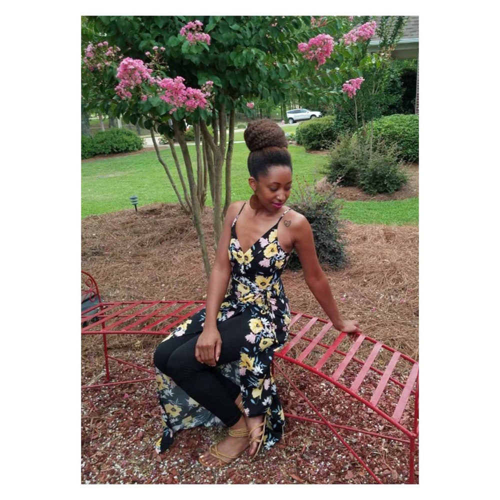 H&M Divided Floral Maxi